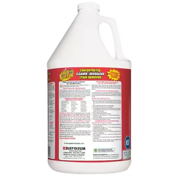 Krud Kutter Kk012 Cleaner/Degreaser Stain Remover, Jug, 1 Gal, Concentrated,