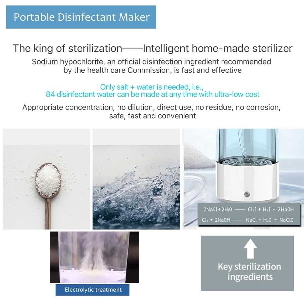 Portable Disinfectant Maker – Disinfectant LiquidMaking Machine