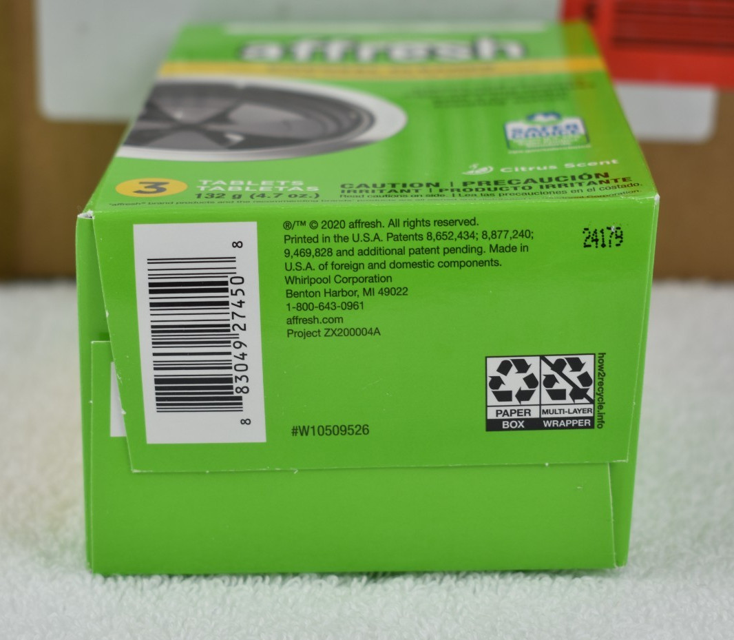 Affresh Garbage Disposal Cleaner / 3 Box Multi-Pack / 3 Tablets per Box = 9 Tabs