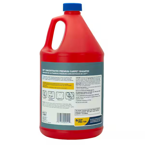 Carpet Shampoo Cleaner Concentrated Steam Cleaning Detergent Solution 1 Gallon