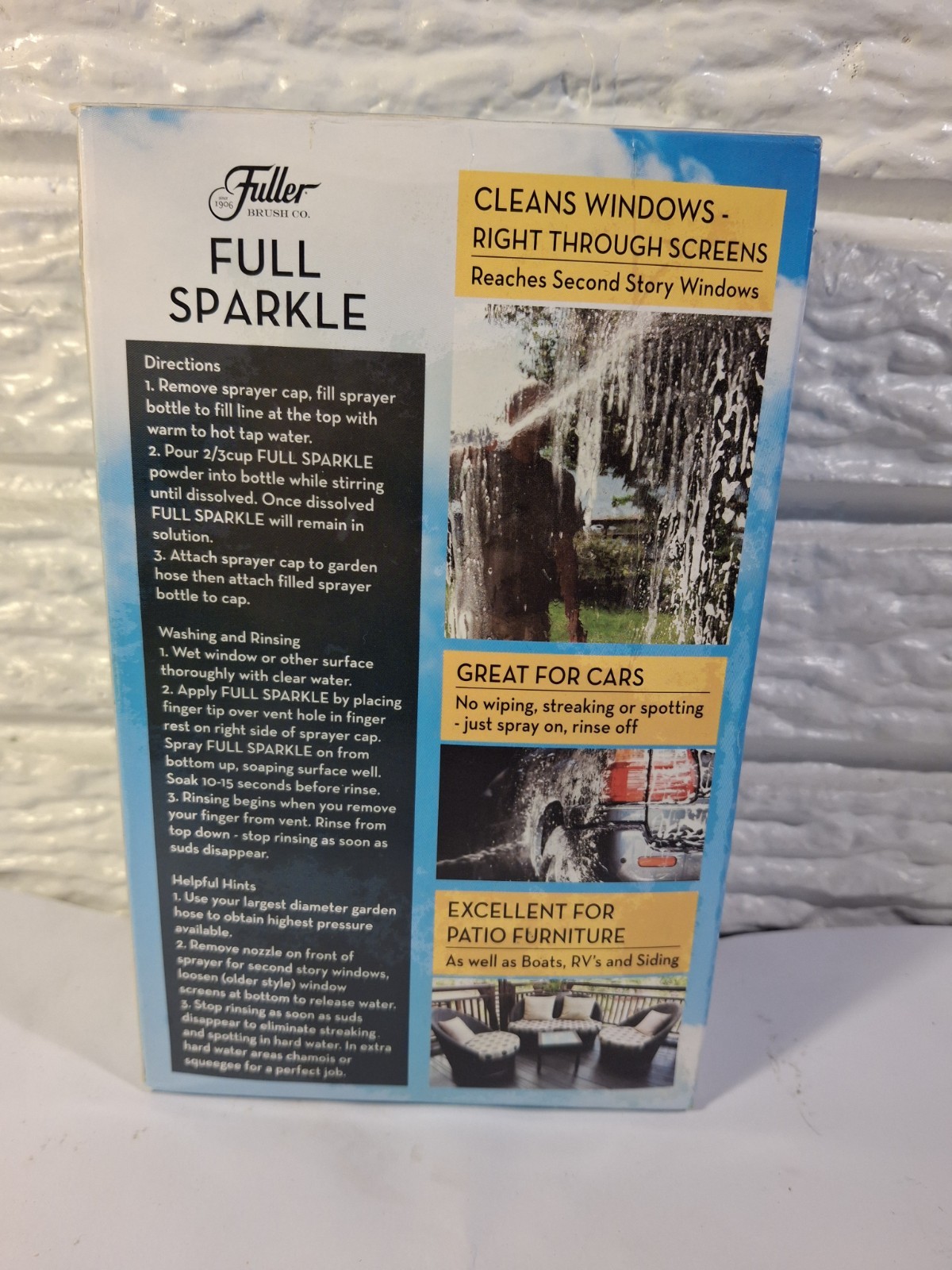 Fuller Brush Full Sparkle Window And All Purpose Cleaner Refill 16 Oz
