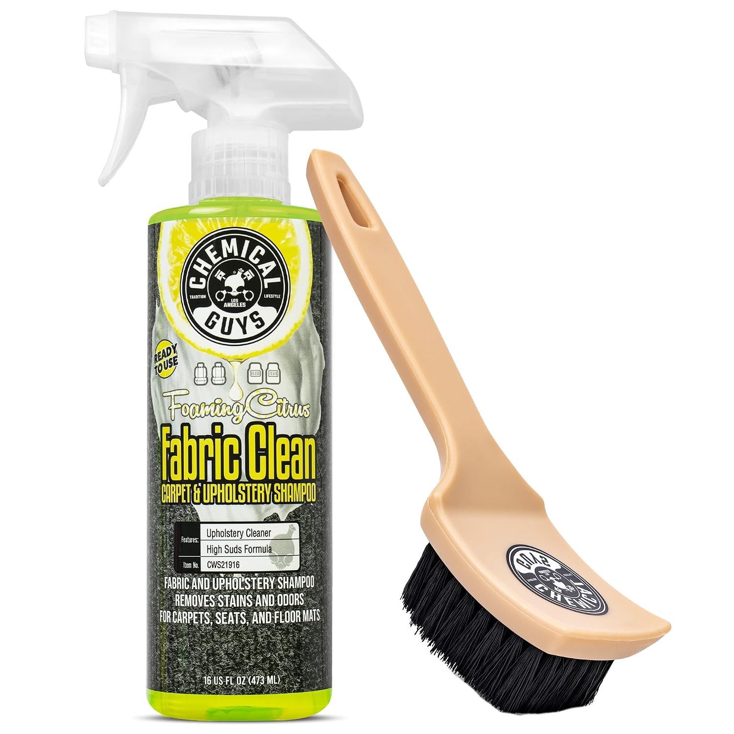 Carpet and Upholstery Cleaner Sprayable Citrus Fabric Cleaner for Cars