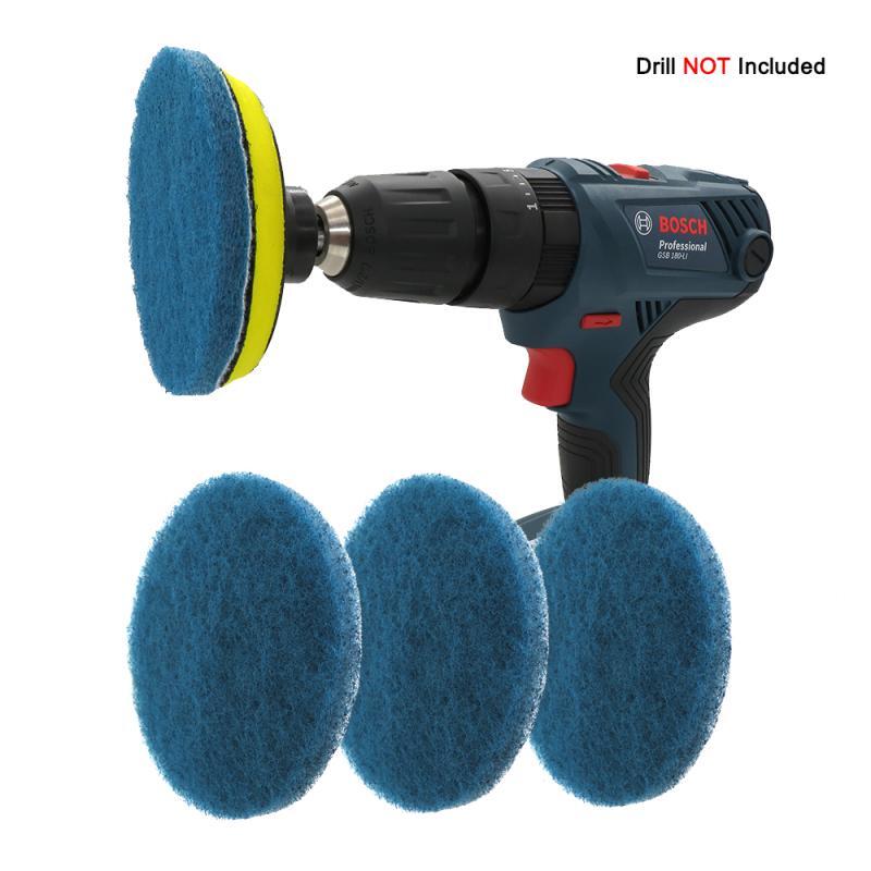 4 Inch 100mm Round Flocking Scouring Pad Cleaning Cloth Sanding Disc 240#-3000#