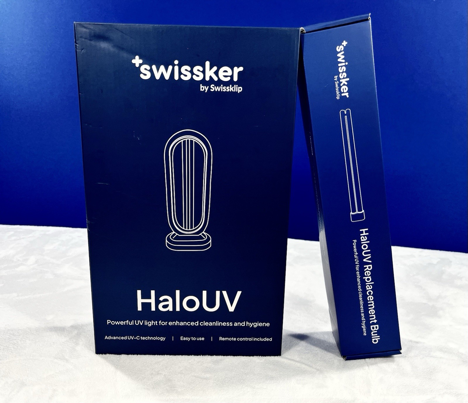 HaloUV Swissker by Swissklip UV-C Light Technology Cleanliness + Extra Bulb NEW
