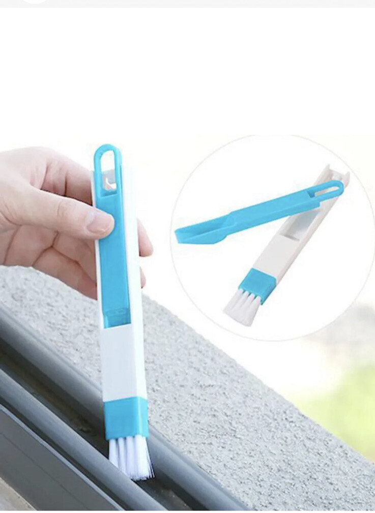 Small Cleaning Brush Household Dustpan Brush Clean Sliding Door Vents Keyboard