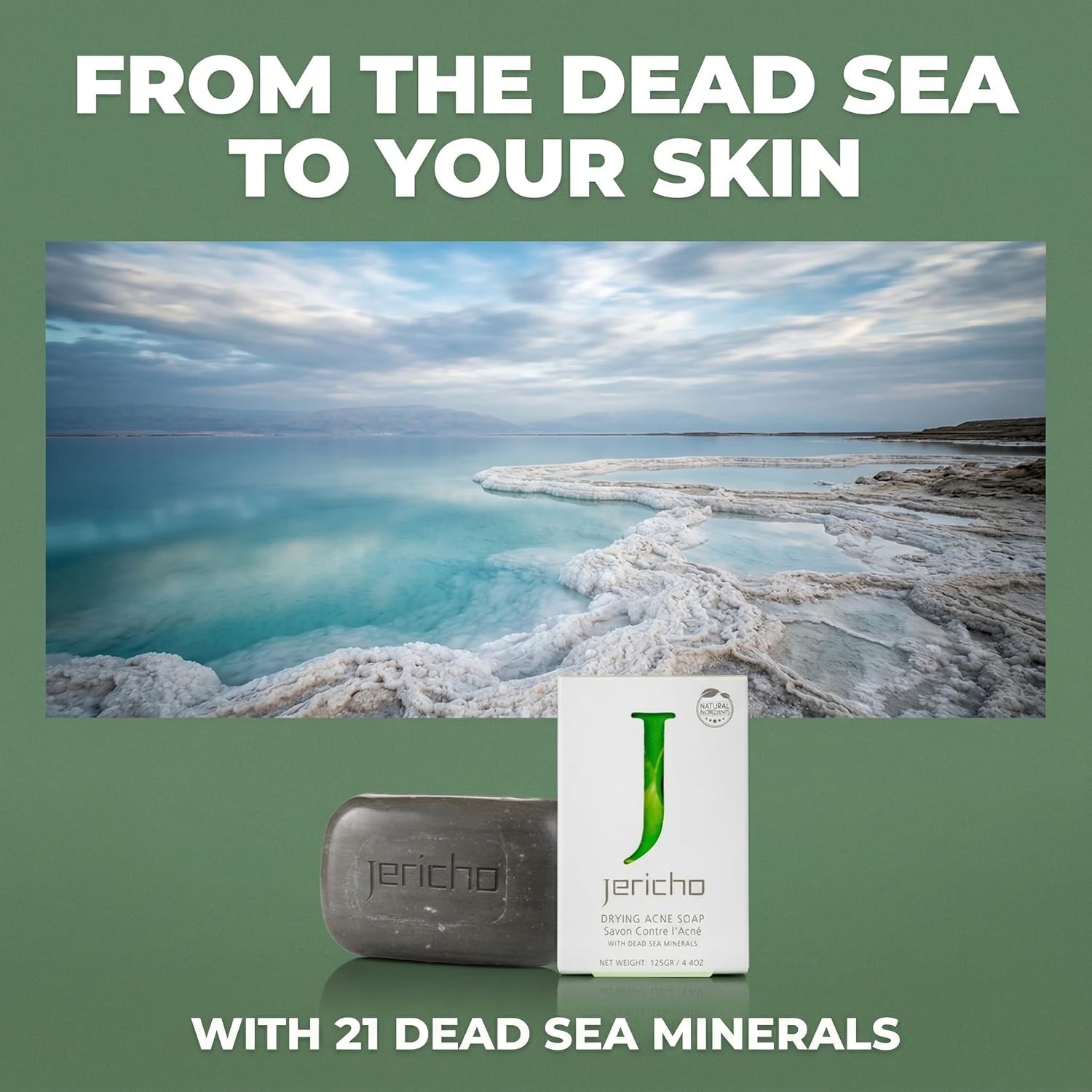 Acne Drying Bar Soap Face, Chest & Ba – Dead Sea
