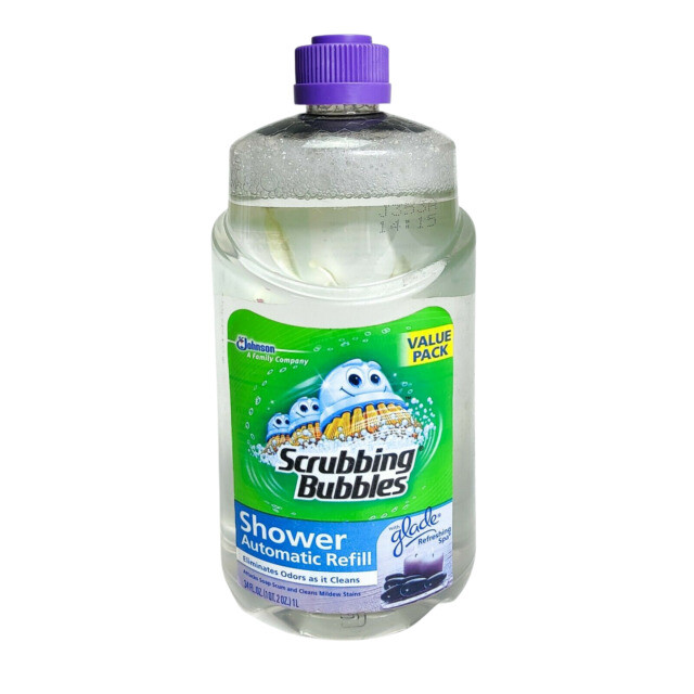Scrubbing Bubbles Automatic Shower Cleaner Refill Refreshing Spa 34 Oz New