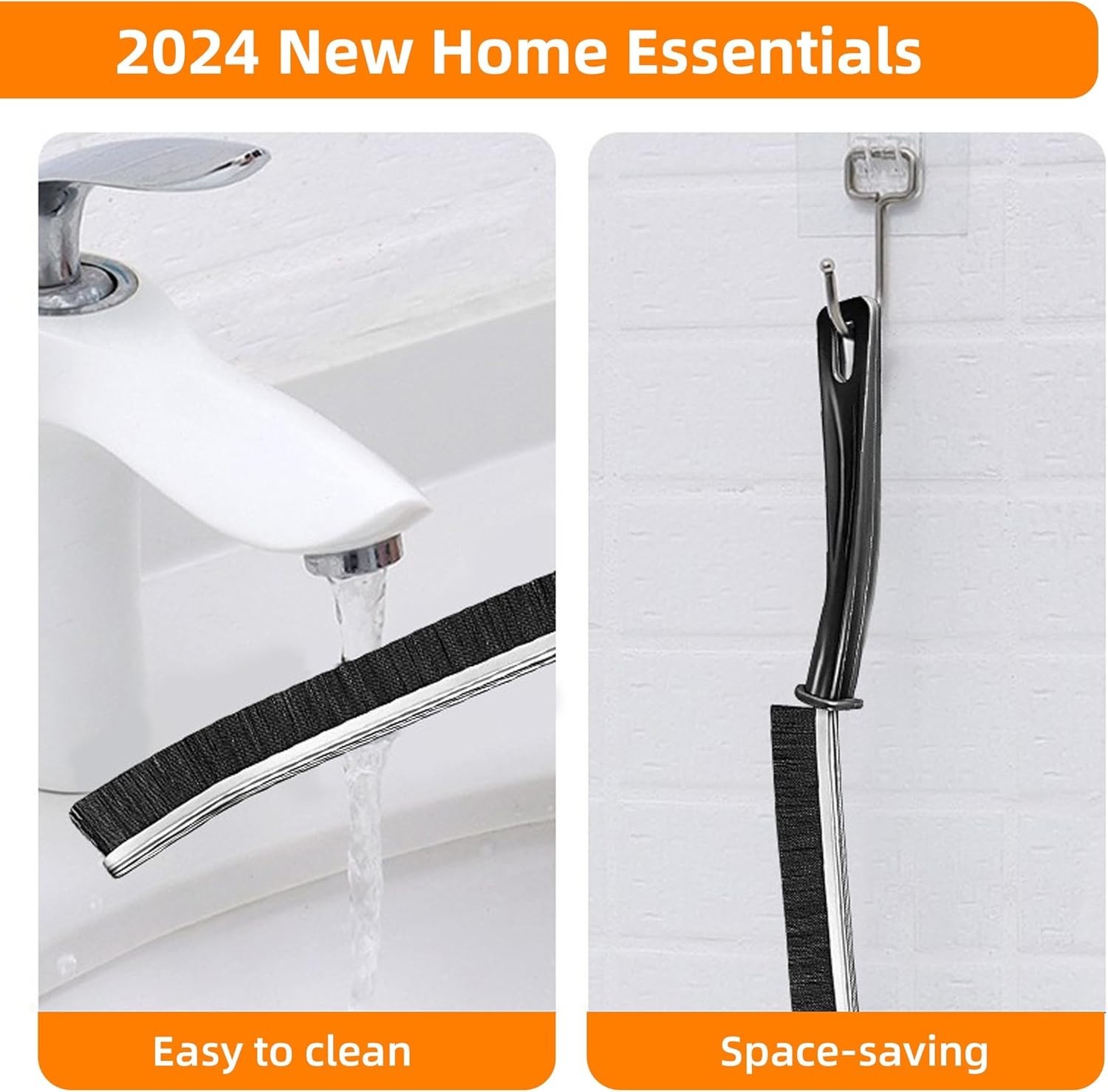 3 Pack Multifunctional Scrub Brush, for Window/Toilet/Grout/Faucets/Car