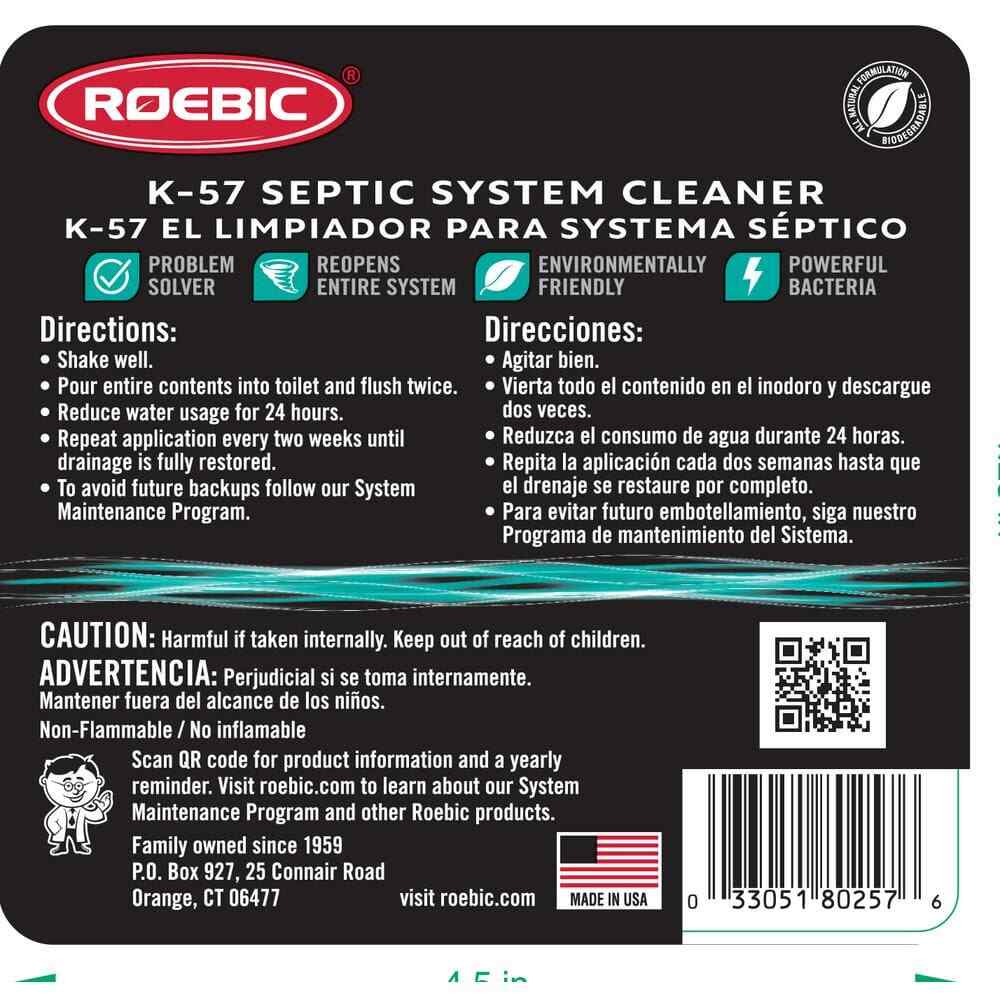 Septic System Cleaner Drain Openers & Chemicals 64 Oz.