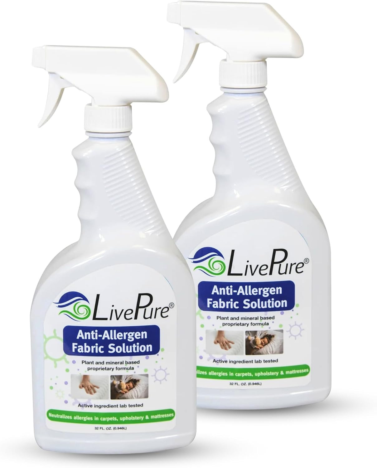 Anti-Allergen 32 OZ Fabric Spray for Household Surfaces
