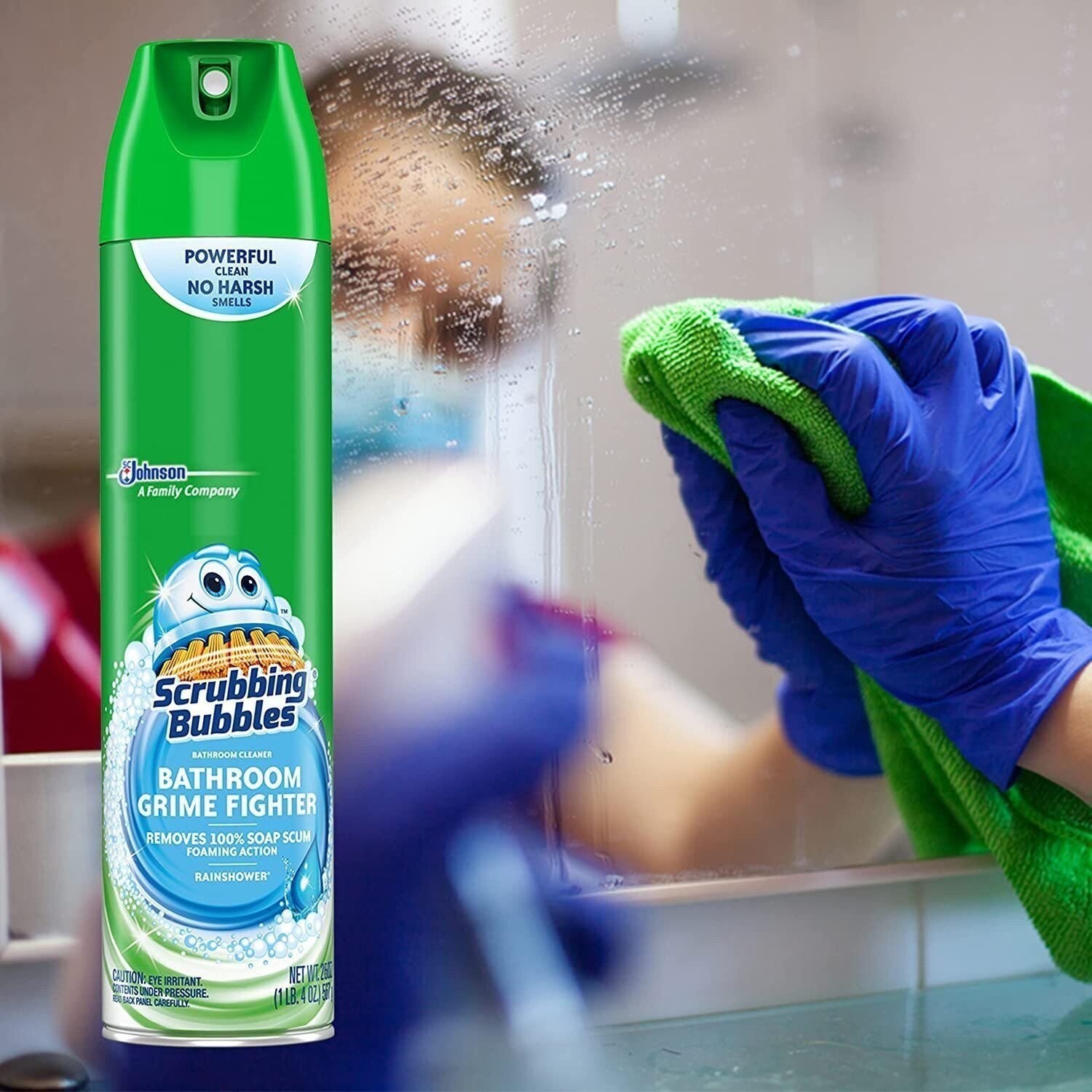 Scrubbing Bubbles Mega Shower Foamer Bathroom Cleaner, 20. oz -3 PK