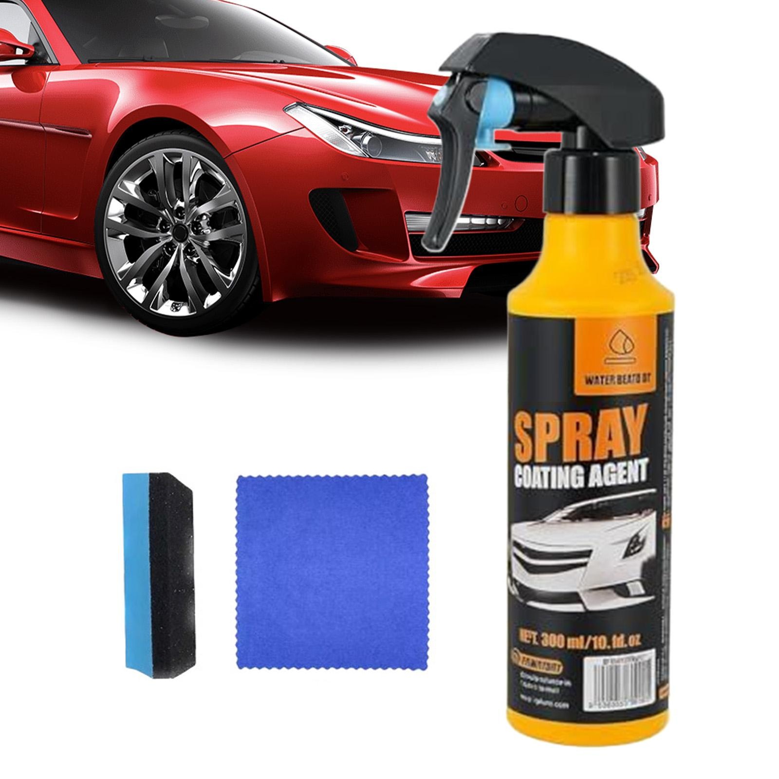 Car Coating Spray 300ml Ceramic Detailer Hydrophobic Glass UV Block Shine Agent