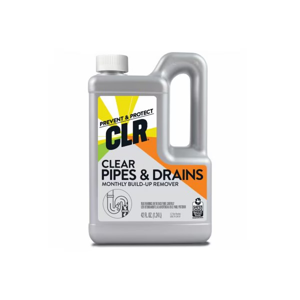 CLR Brands Clog Preventer Monthly Build Up Remover, 42 oz. Bottle, Drain Cleaner