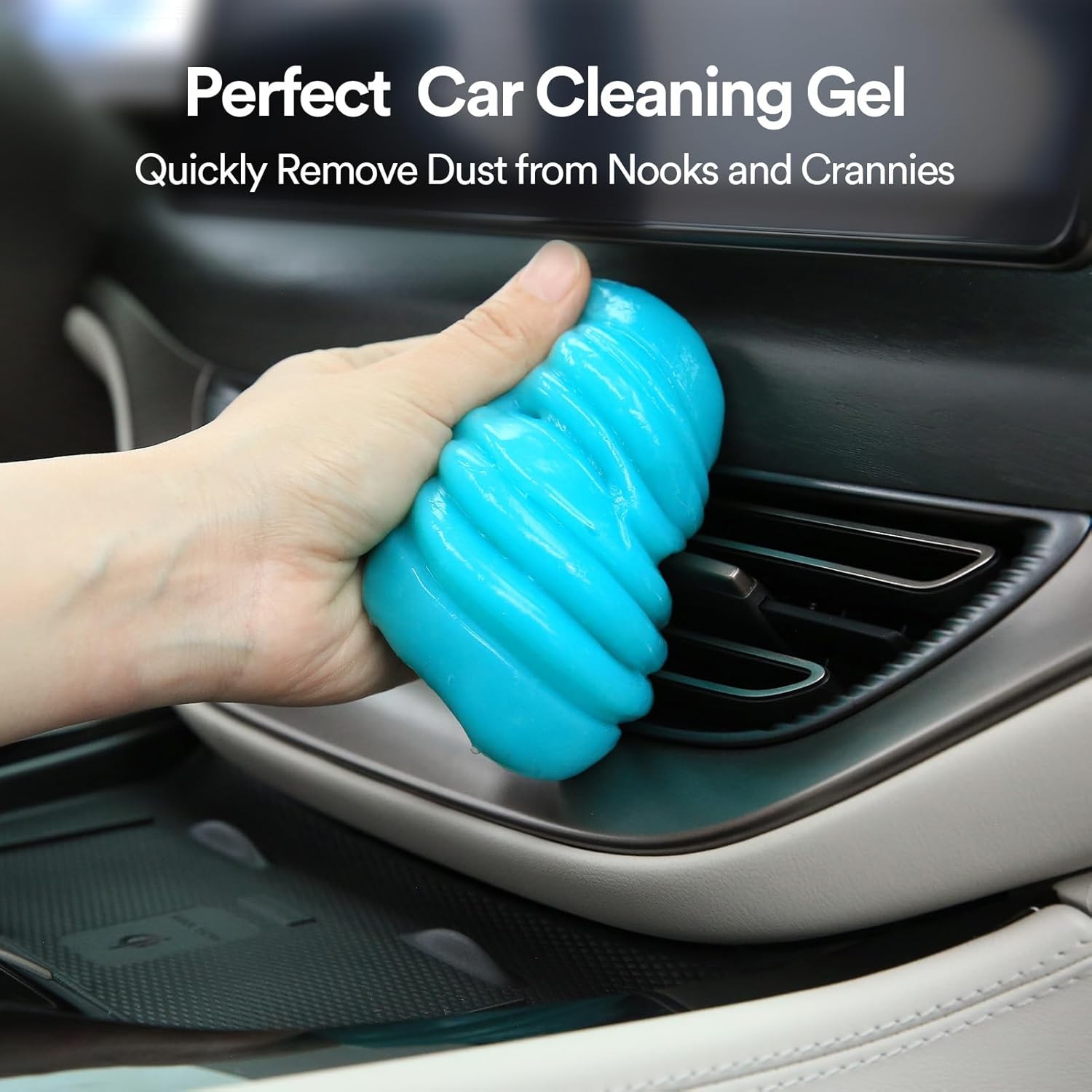 Car Cleaning Gel Putty – Reusable Dust Remover Slime for Vents & Dashboards
