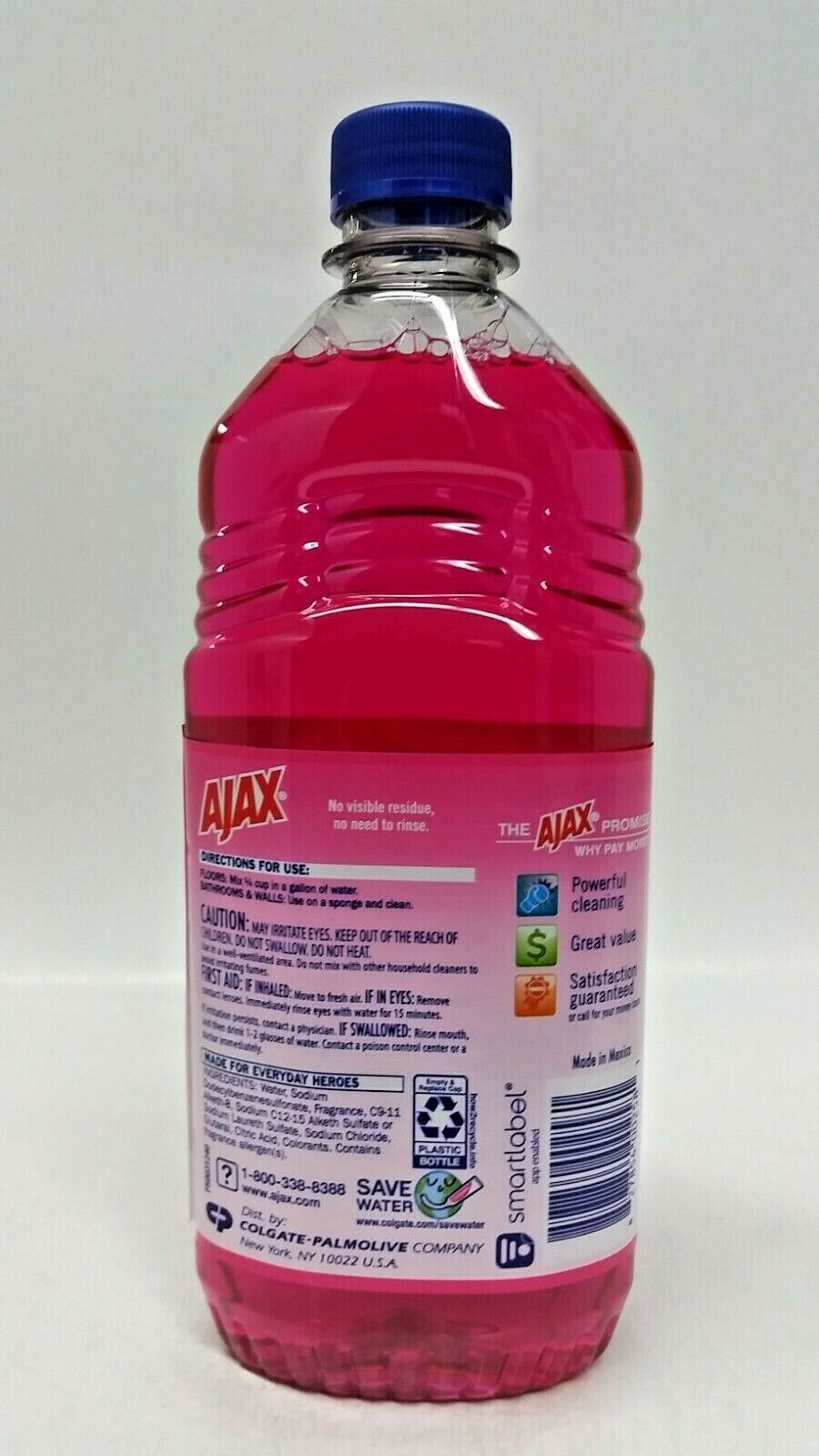 ( LOT 6 Bottles ) Ajax FLORAL FRESH All Purpose Cleaner 16.9 oz Each Bottle