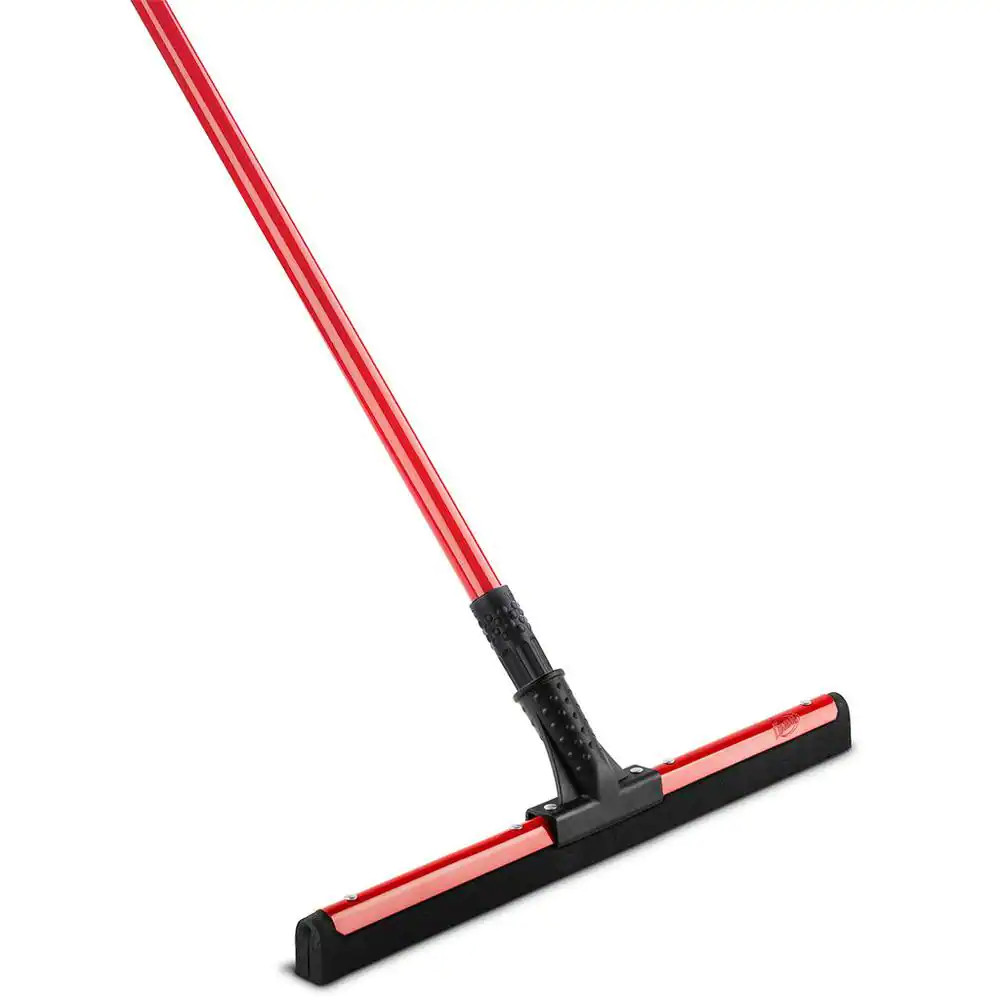 18 In. High Power Flex Foam Blade Floor Squeegee with 4.6 Ft. Steel Handle
