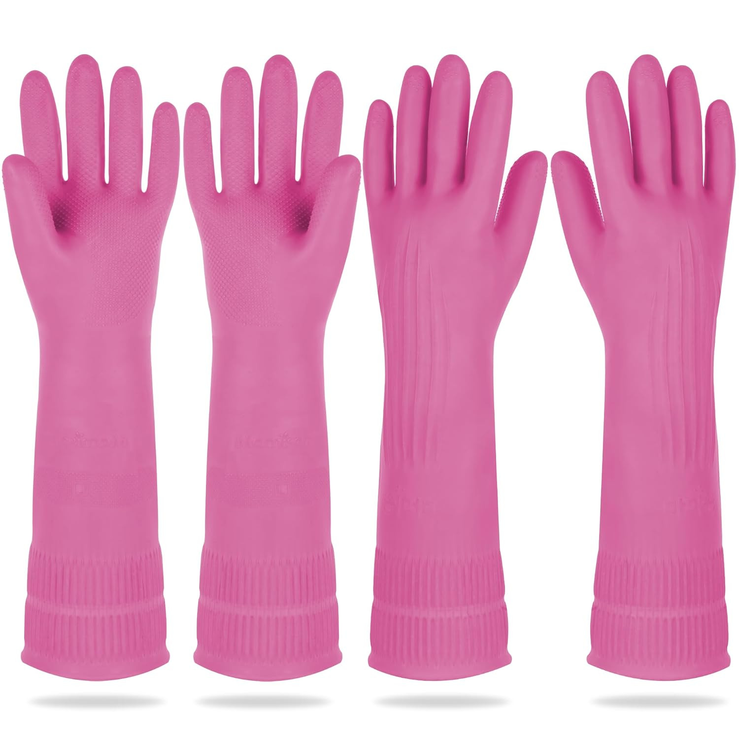 2 Pairs Mamison Household Dishwashing Kitchen Gloves Made in Korea Fast Ship