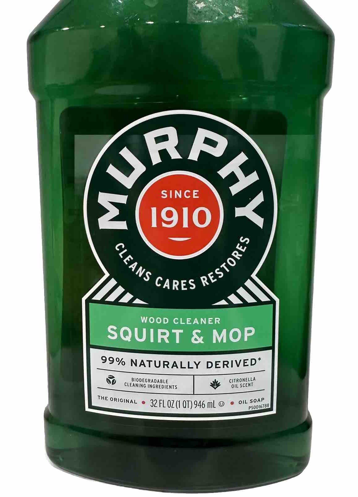 Murphy’s Oil Soap Squirt and Mop Wood Floor Cleaner 32 Fluid Ounce