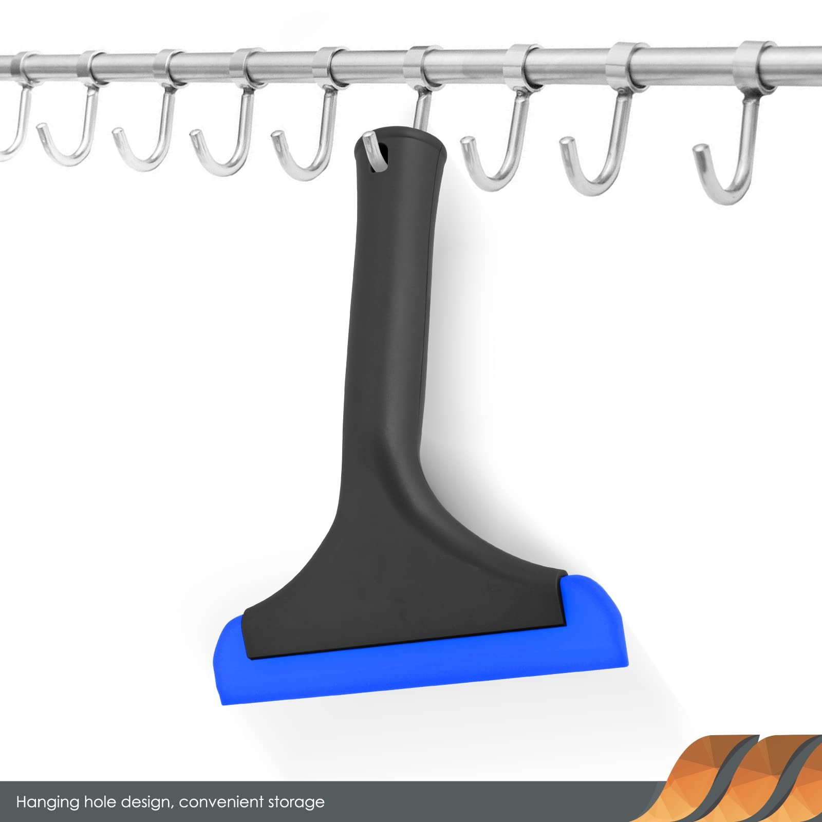 6” Small Silicone Squeegee 5-inch Handy Small Rubber Window Shower Squeegee …