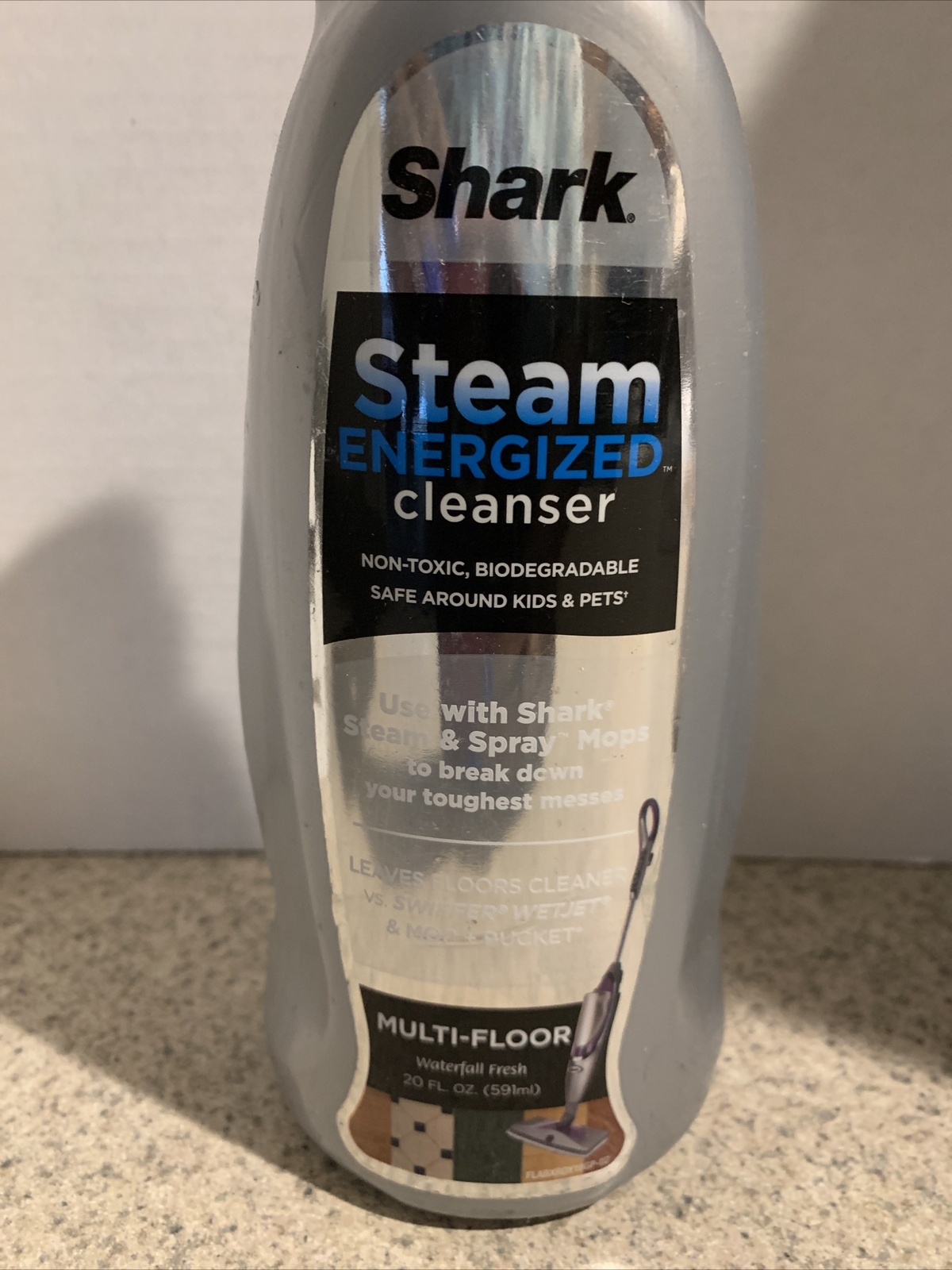 Shark Steam Spray Mop Energized Cleanser Multi Floor Waterfall Fresh 20 fl. oz.