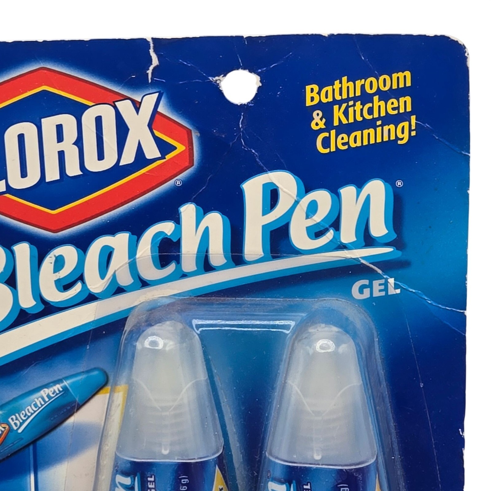 Clorox Bleach Pen Gel Twin Pack Bathroom Kitchen Cleaning Dual Tips Discontinued
