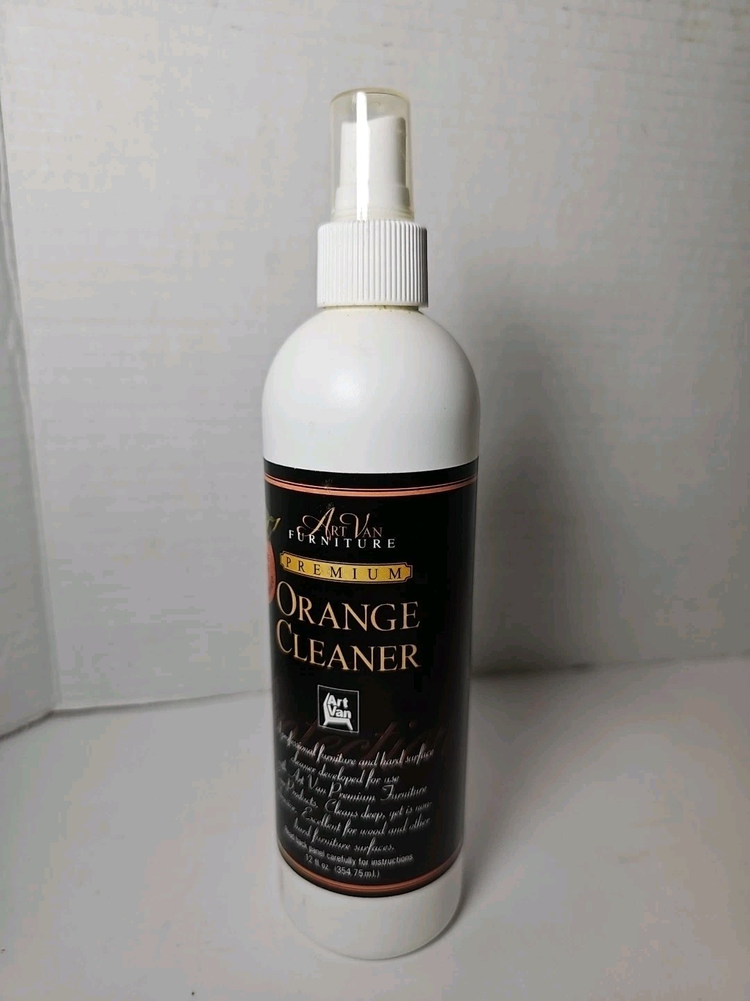 Art Van Furniture Premium Orange Cleaner Rare 12oz Wood Hard Surface Cleaner New