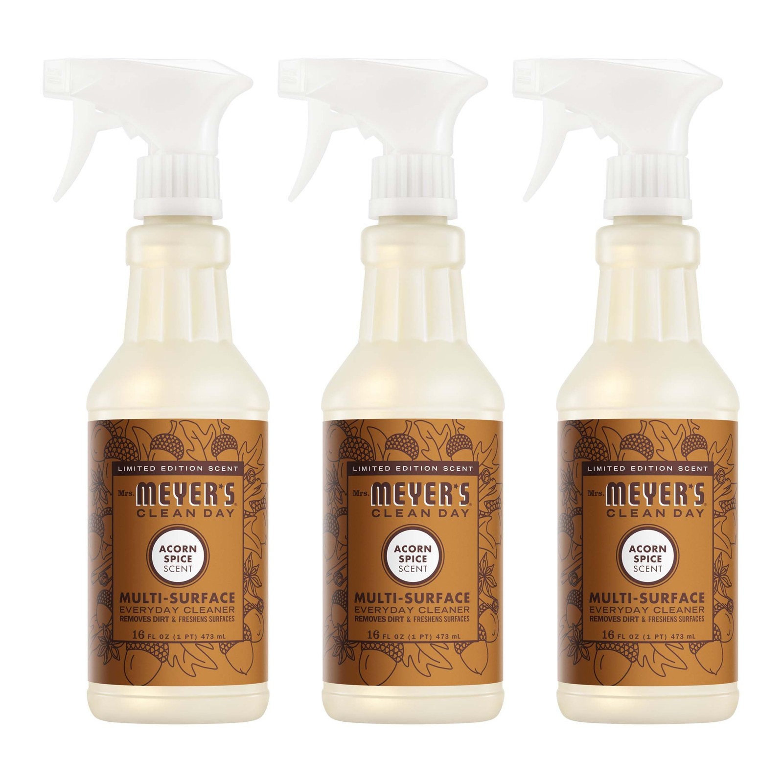 MRS. MEYER’S CLEAN DAY MultiSurface Everyday Cleaner, Acorn Spice Scent, 16 F…