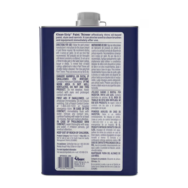Klean Strip 32 -fl oz Fast to dissolve Paint thinner