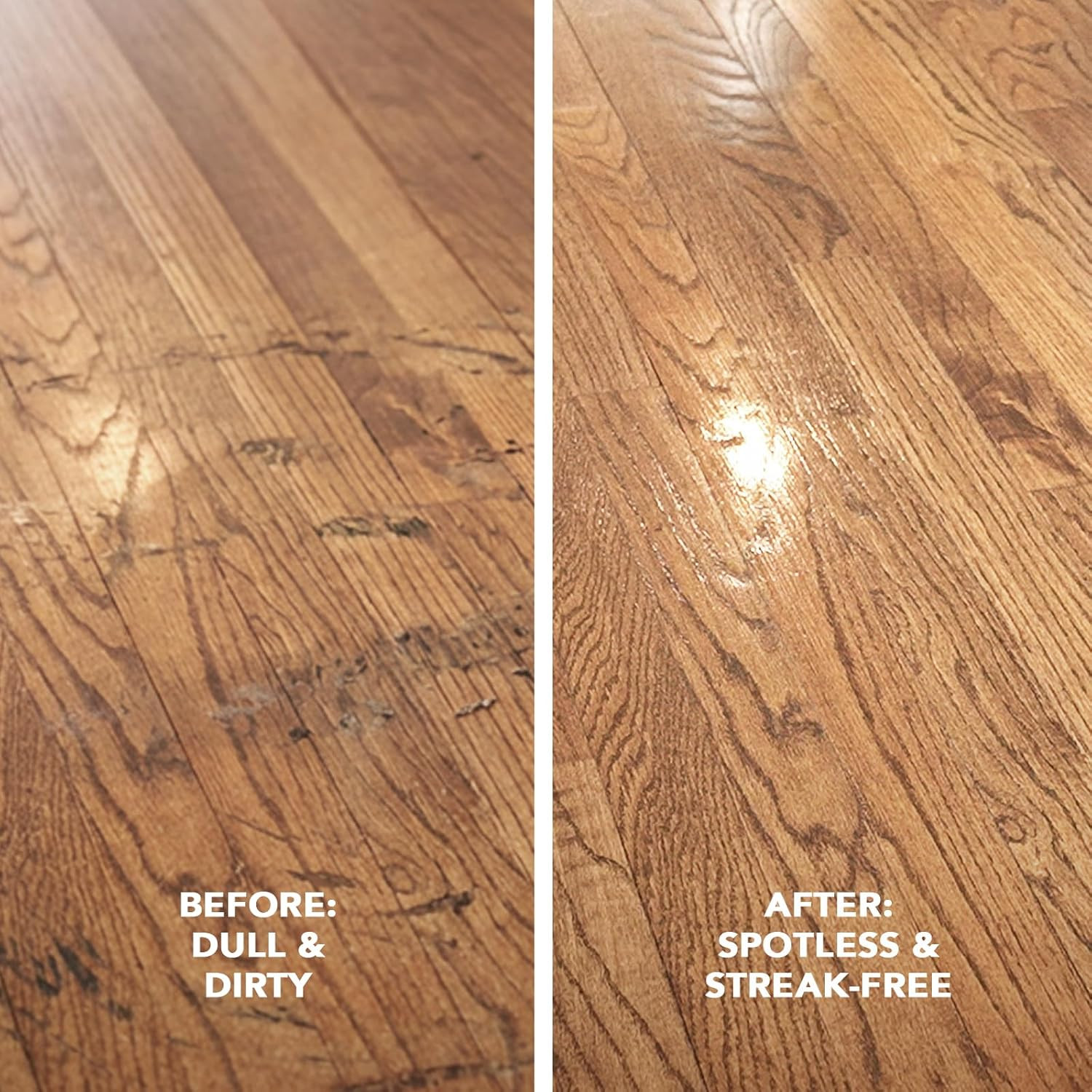 Weiman Hardwood Floor Cleaner and Polish Restorer Combo – 2 Pack – High-Traffic