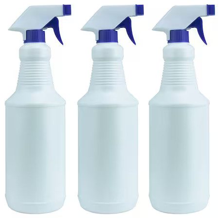 OASIS 140502X3 Opaque Trigger Action Spray Bottles, 32 oz, 3 Per Pack