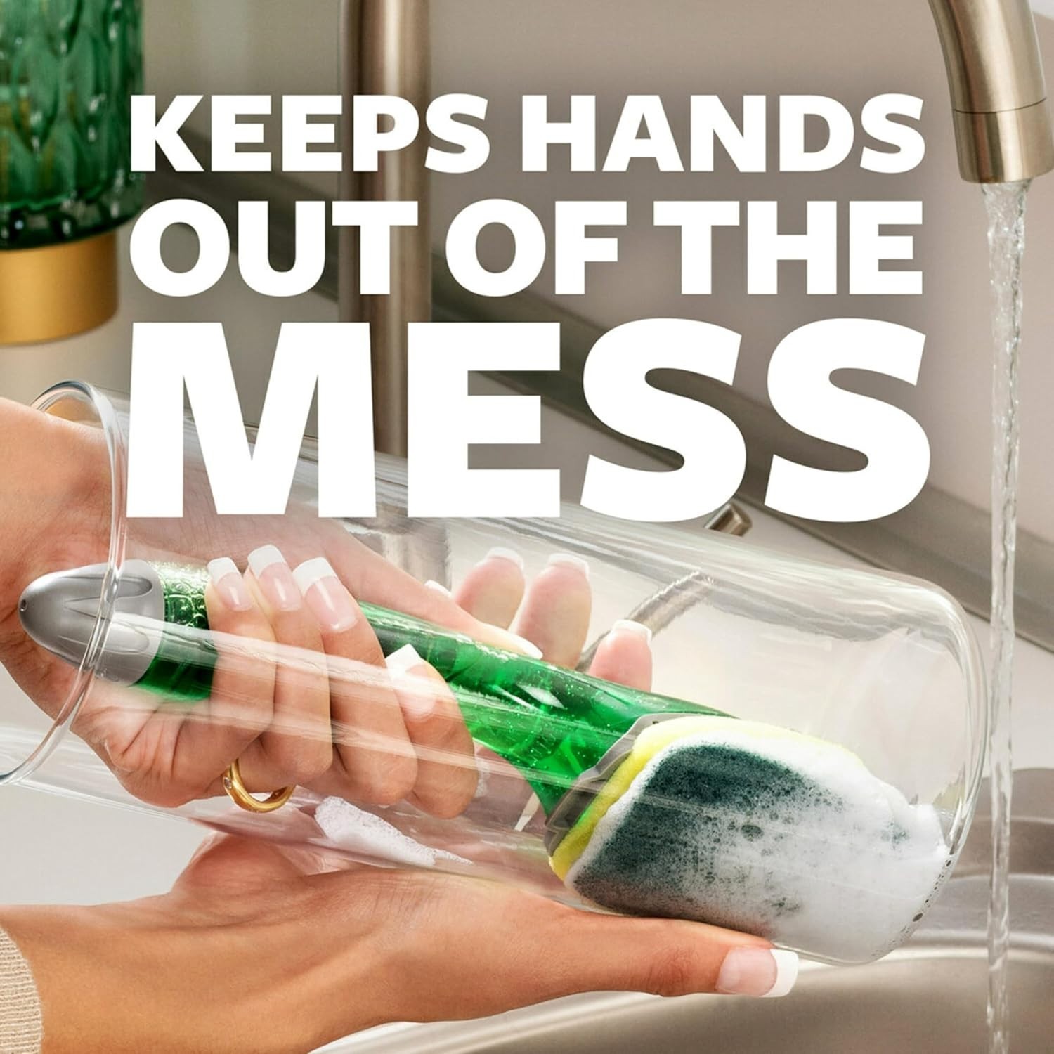 Heavy Duty Dishwand Refills – 14 Recycled Eco-Sponges for Mess-Free Cleaning