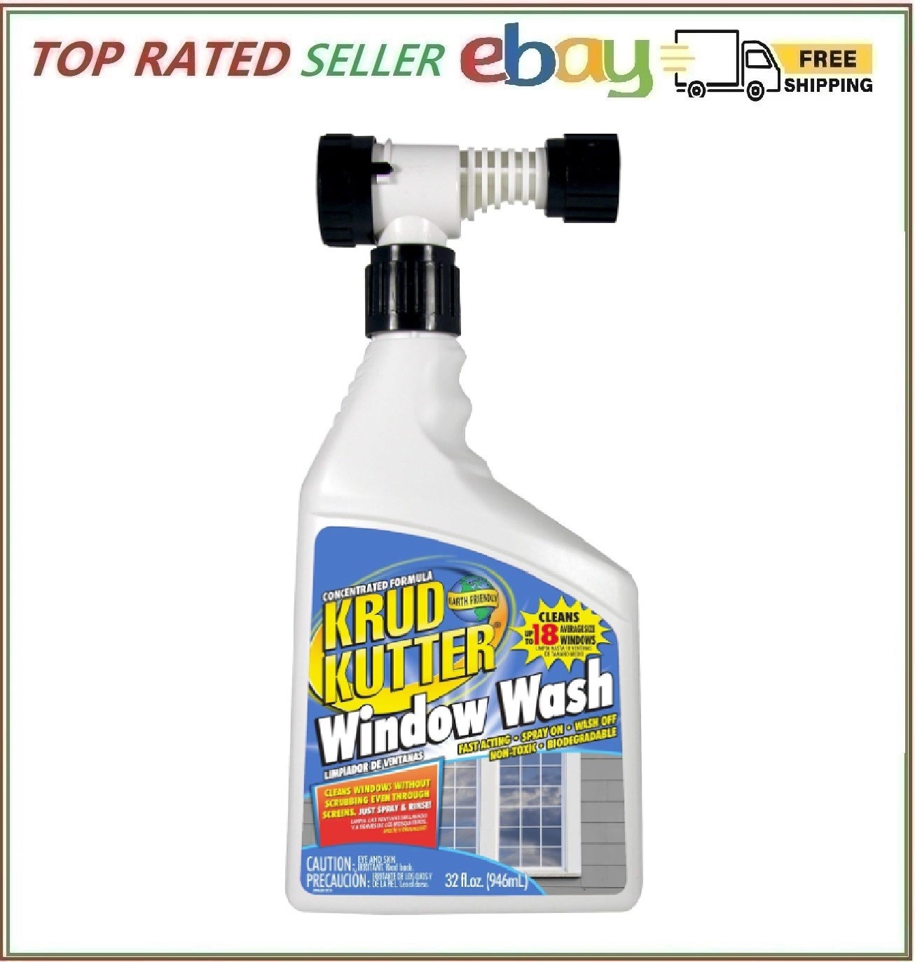 Krud Kutter WW32H4 Window Wash, 32 oz