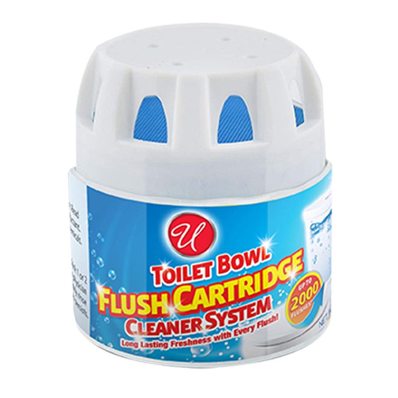 Toilet Bowl Flush Cartridge Cleaner System Lasts Up To 2000 Flushes (Pack of 3)