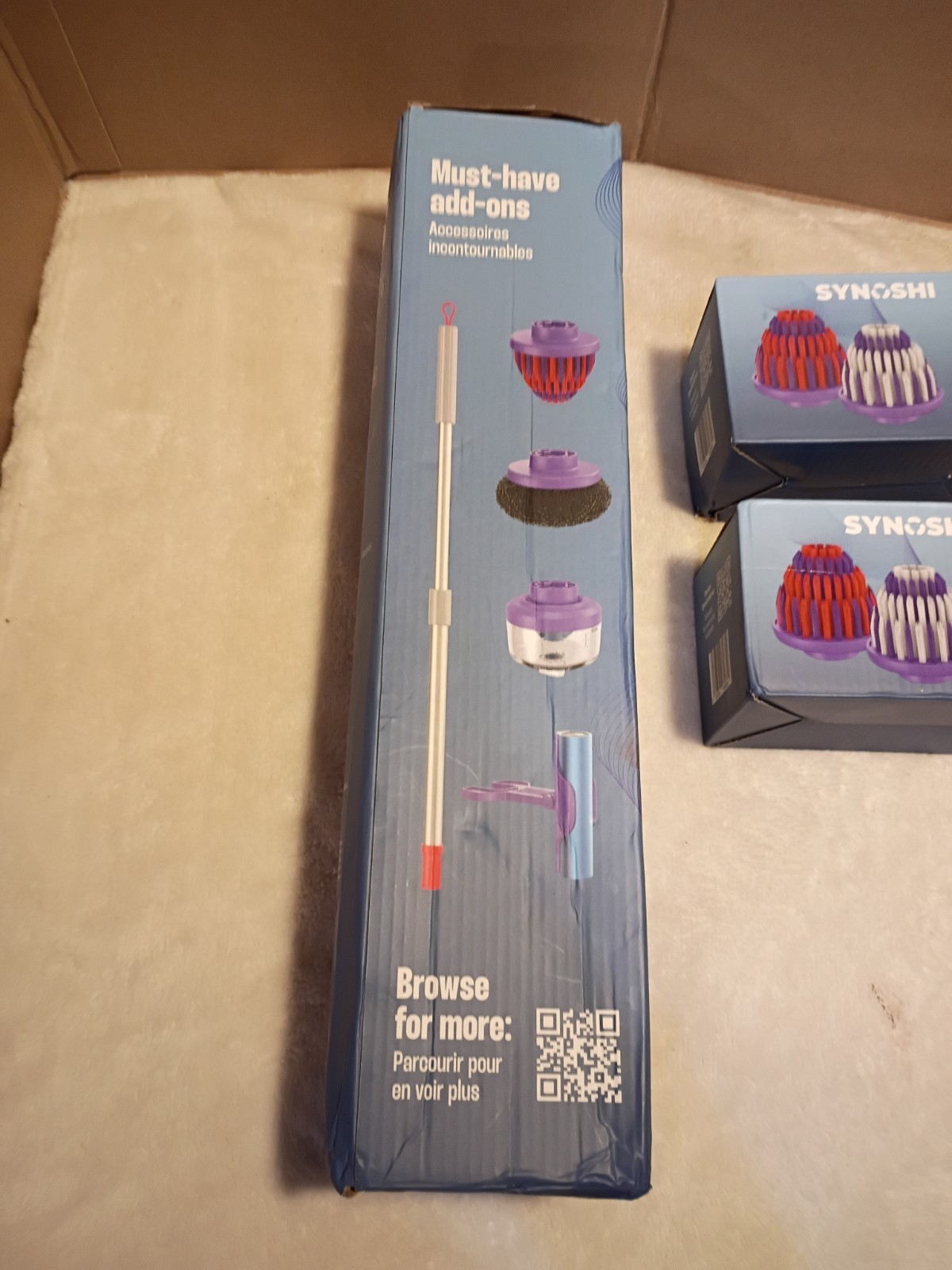 Synoshi Power Spin Scrubber Electric Cordless Battery Powered