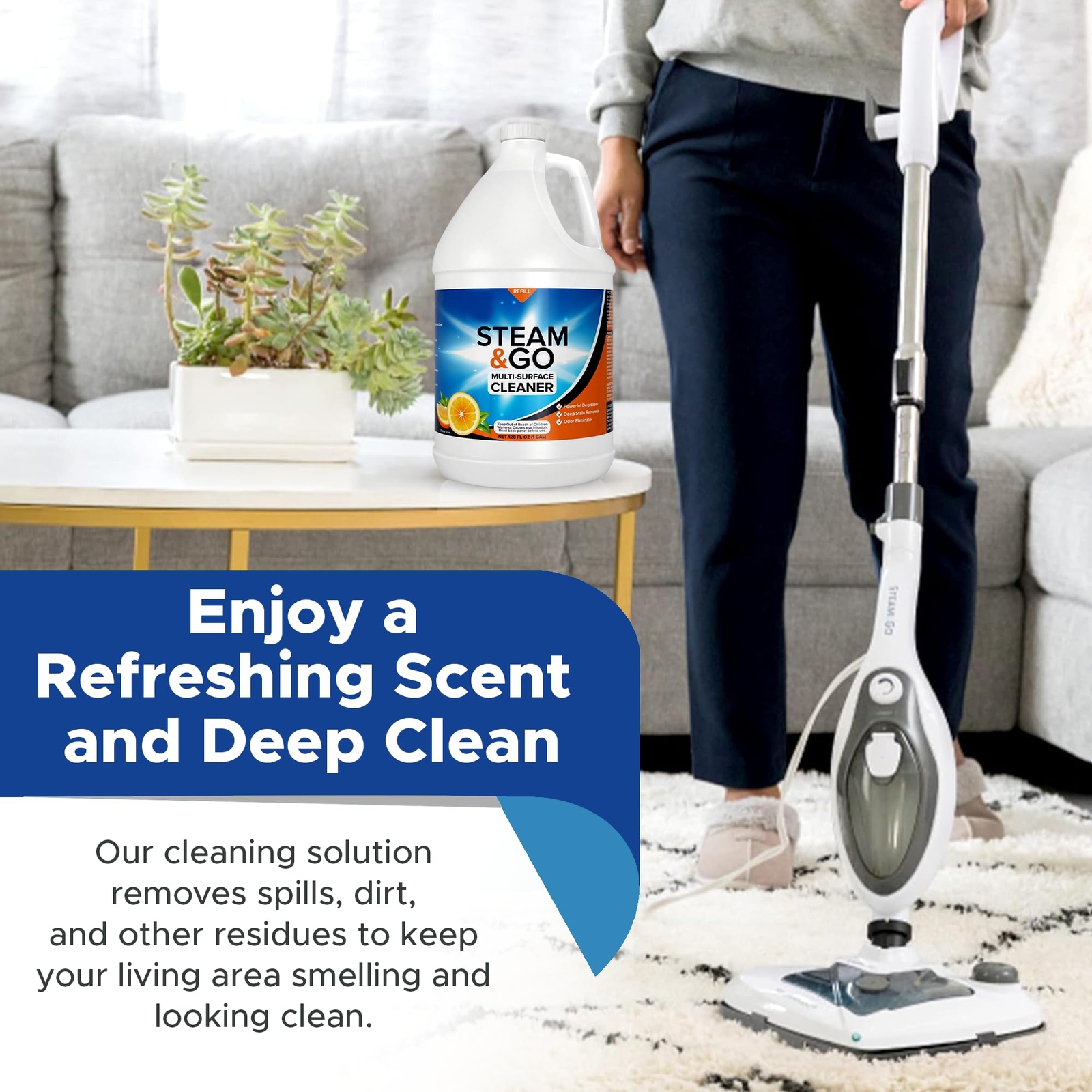 Multipurpose Cleaner Intense Degreaser Deep Stain Remover Odor Eliminator With O