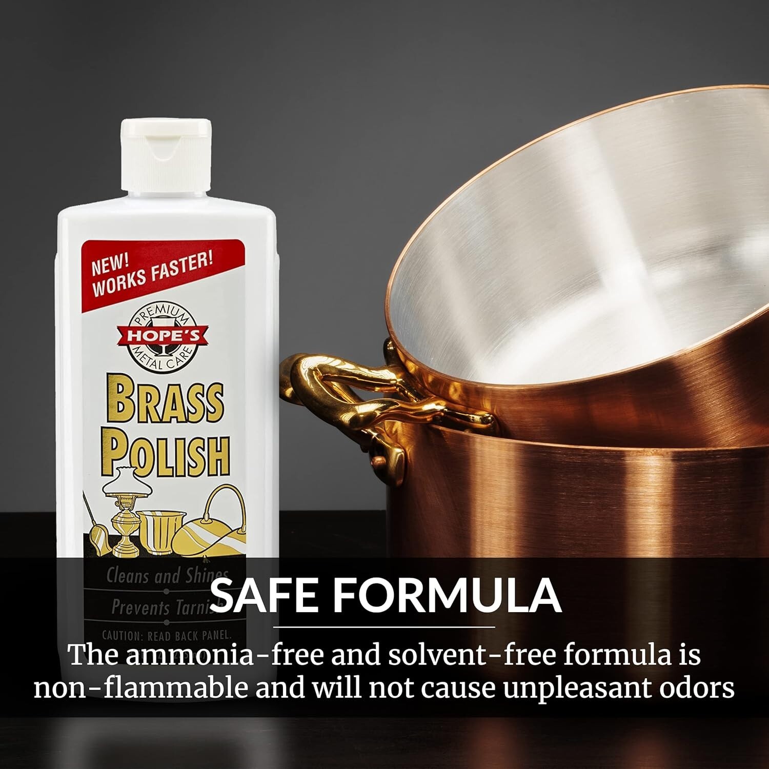 “Brass Polish and Cleaner – Protective Tarnish Remover – Great Brass, Copper, ..