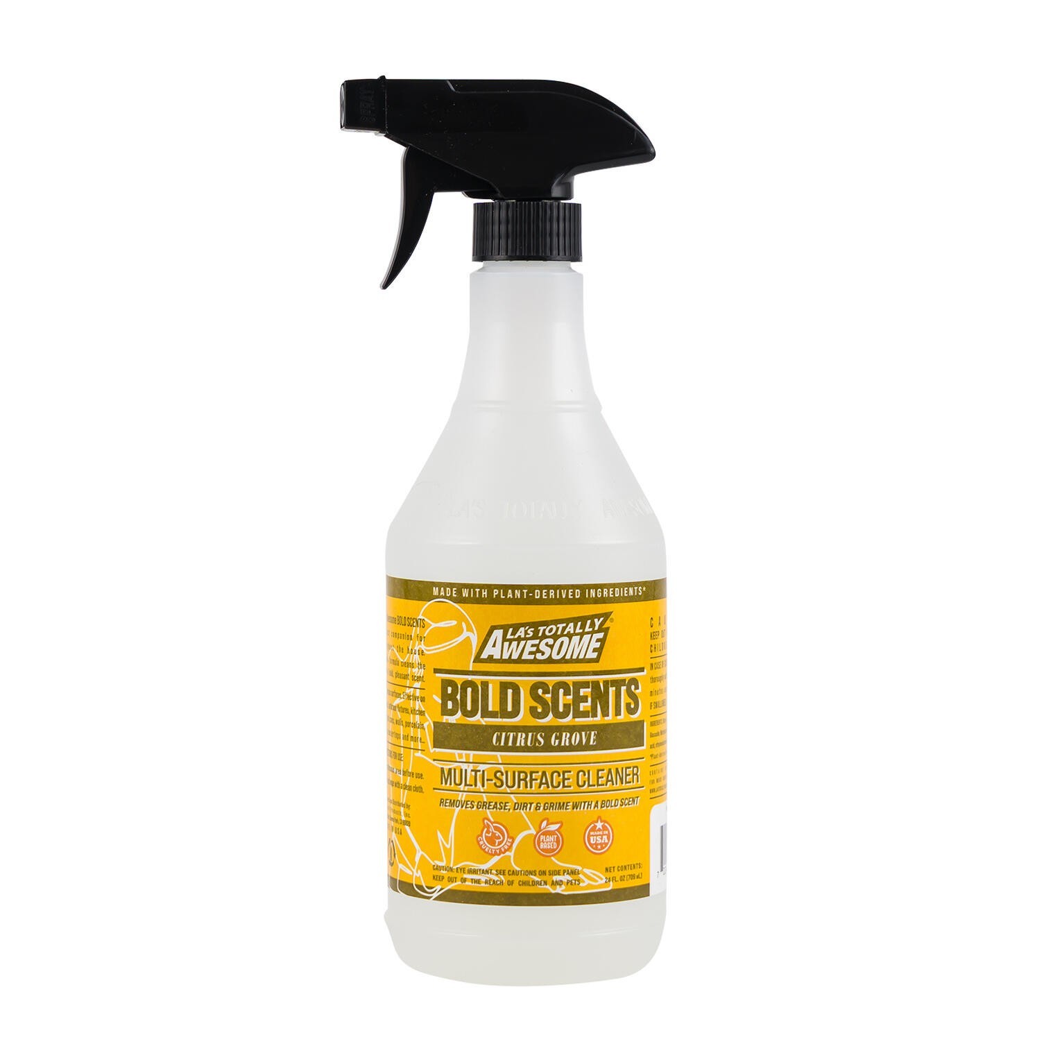3 PACK- LA’s Totally Awesome Citrus Plant-Based Cleaner Removes Grease 24 Oz.