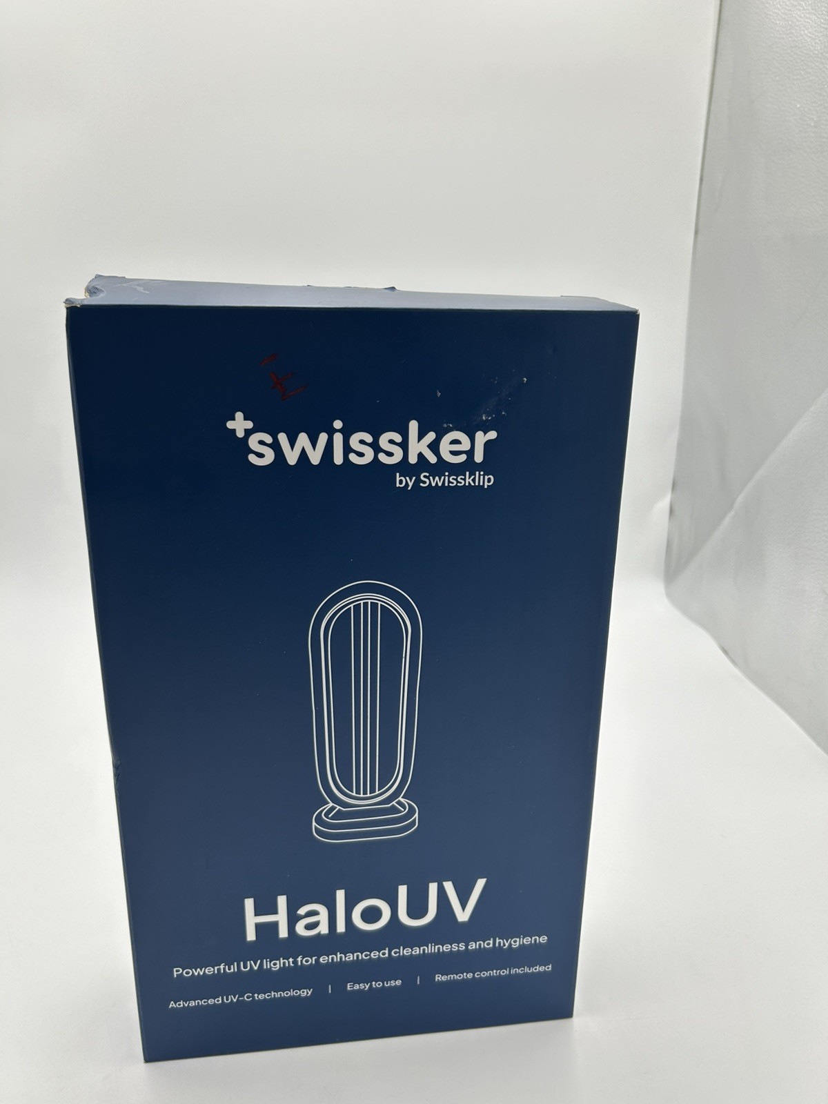 HaloUV Swissker by Swissklip Home Disinfection Device missing remote NewOpenBox