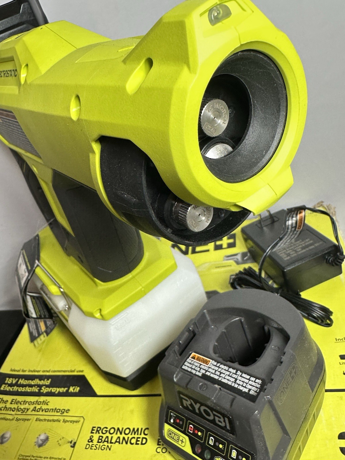 Ryobi PSP02K 18V ONE+ Handheld Electrostatic Sprayer Kit