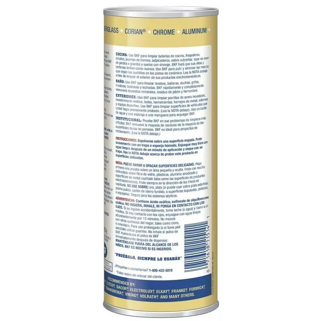 Bar Keepers Friend 21 oz All Purpose Cleaner Stainless Steel Polisher Cleanser
