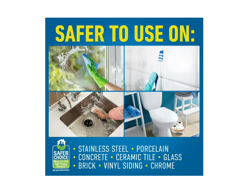 2 PACK CLR Calcium Lime and Rust Remover EPA Safer Choice 22 oz Spray