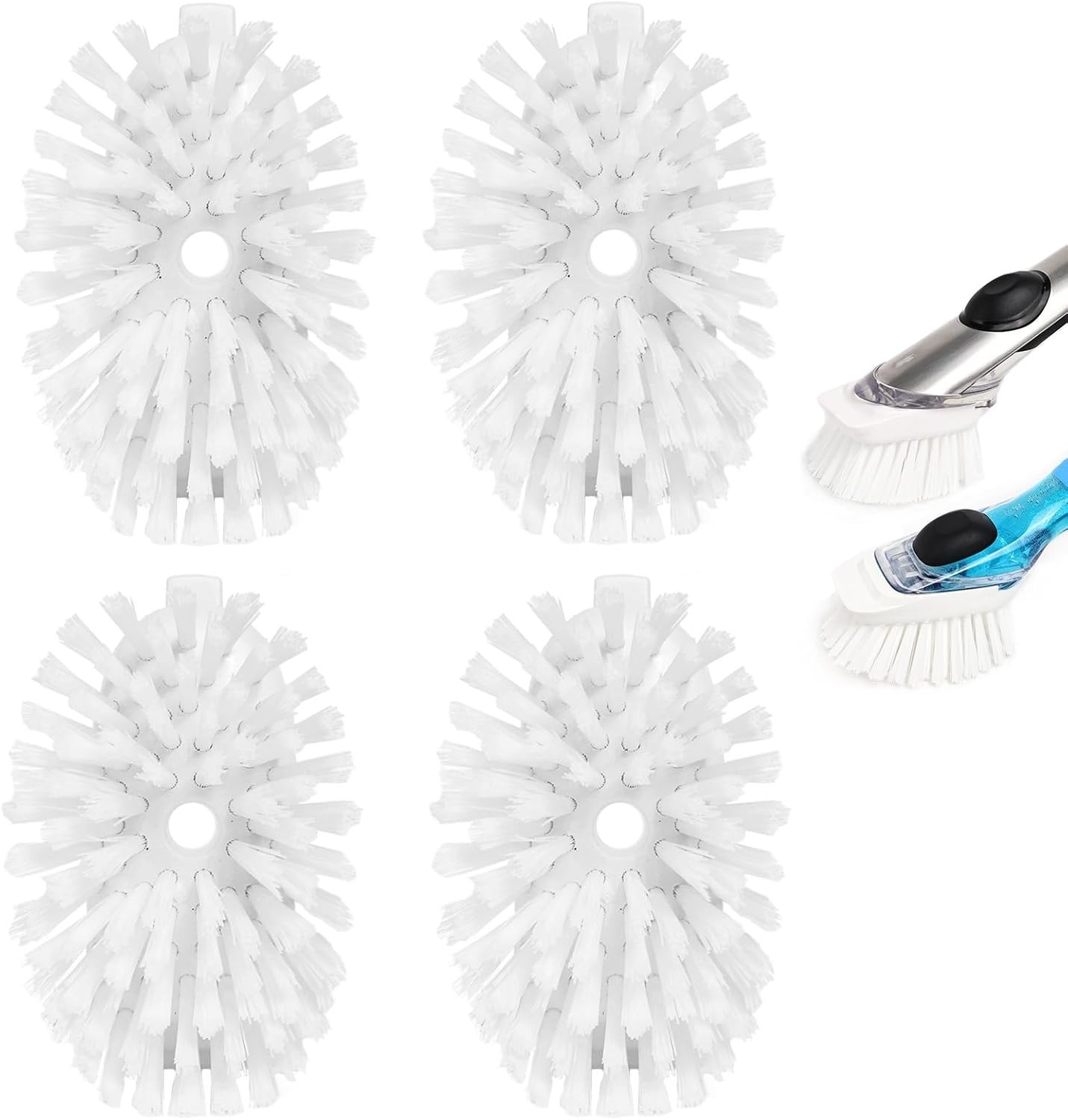 4 Pack Brush Refills OXO Dish Brush Brush Head Replacement