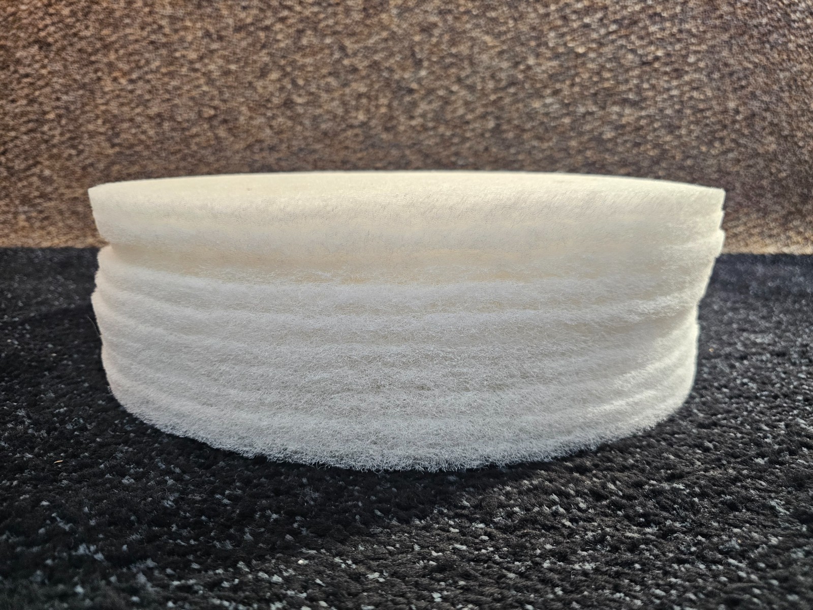 (QTY 10) Virginia Abrasives 416-25177 Thin Nylon Cooler Pad, 1/4″ x 17″, White