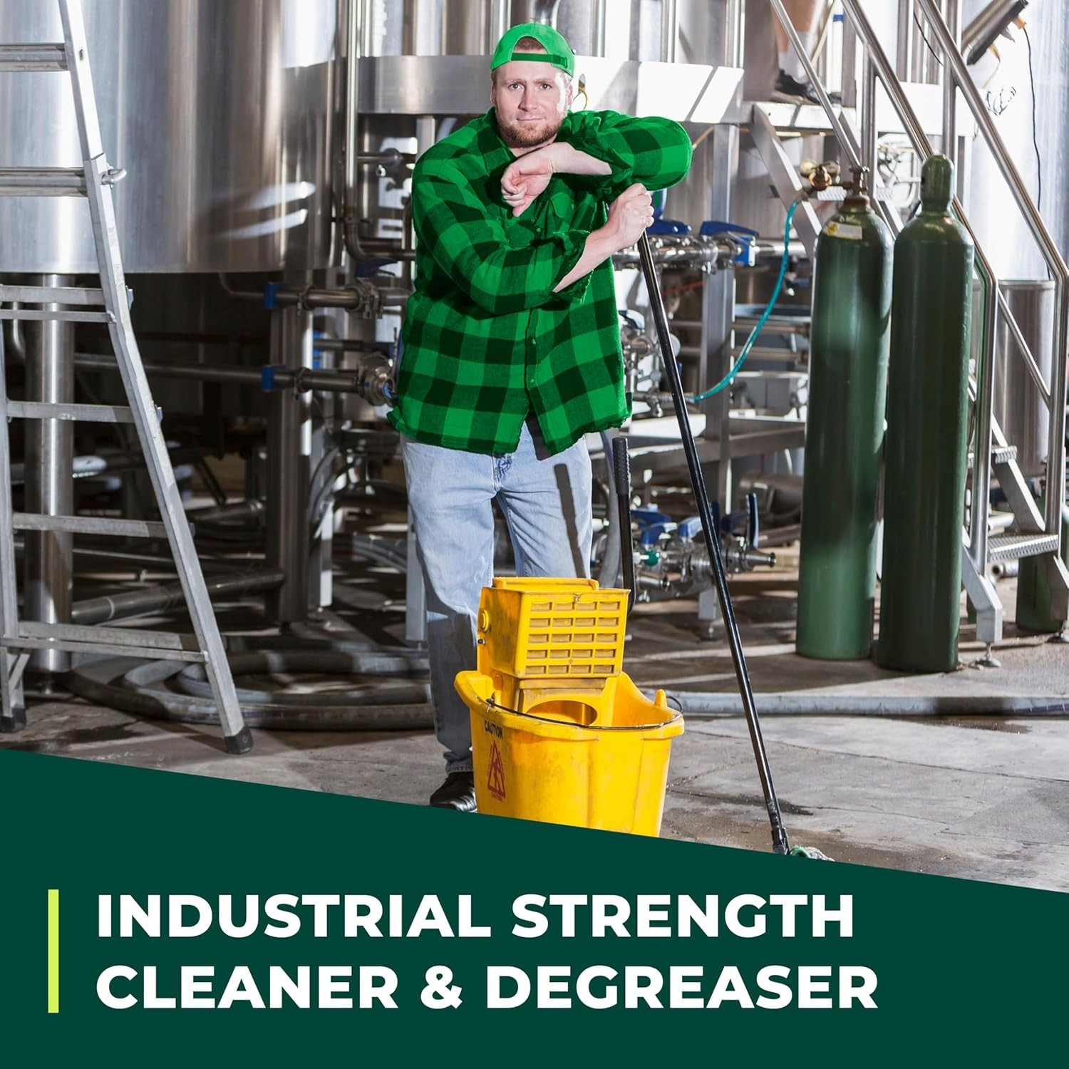 Heavy-Duty Industrial Cleaner Degreaser – EPA Safer Choice Approved 128 Oz