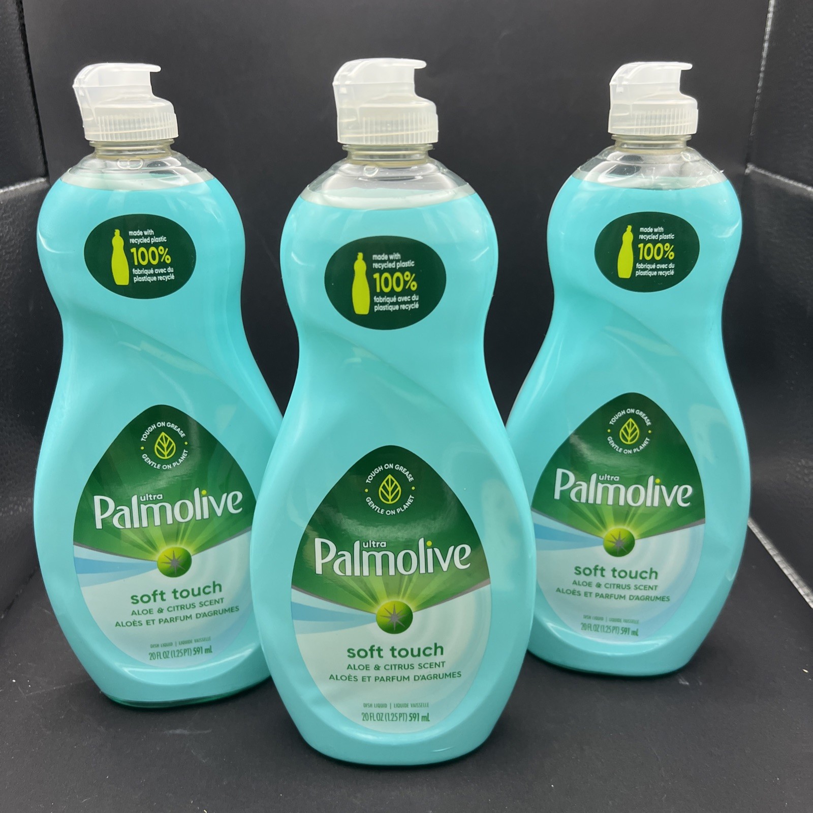 3X Palmolive Ultra Soft Touch Aloe & Citrus Scent Dish Liquid 20 oz DISCONTINUED