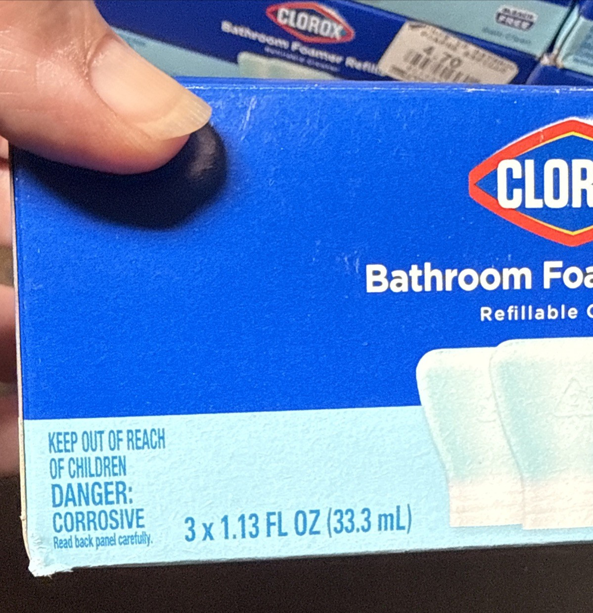 Clorox Bathroom Foamer Refills RAIN CLEAN Lot of 18 (6 x 3 per box) NEW