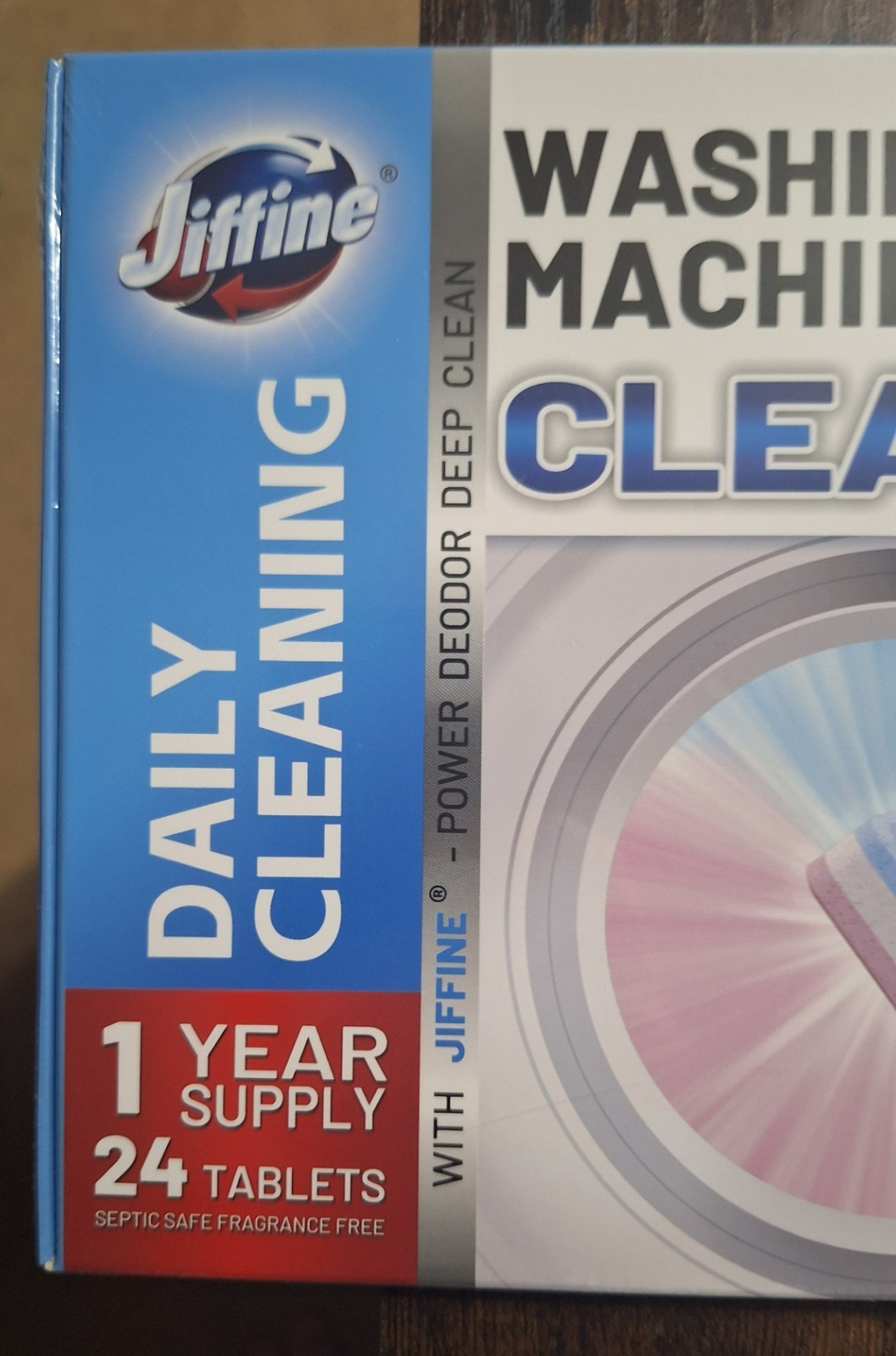 New in Box 2 – Jiffine Washing Machine Cleaner Tablets 48 Total, 2 Year Supply