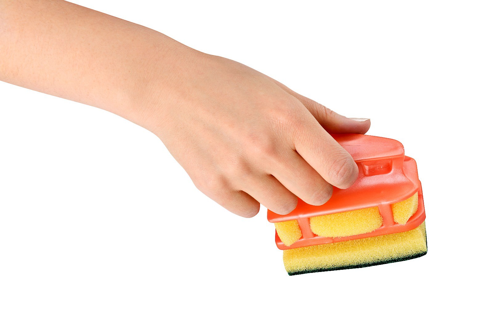 3 Pieces Sponge with Handle, Made In Turkey