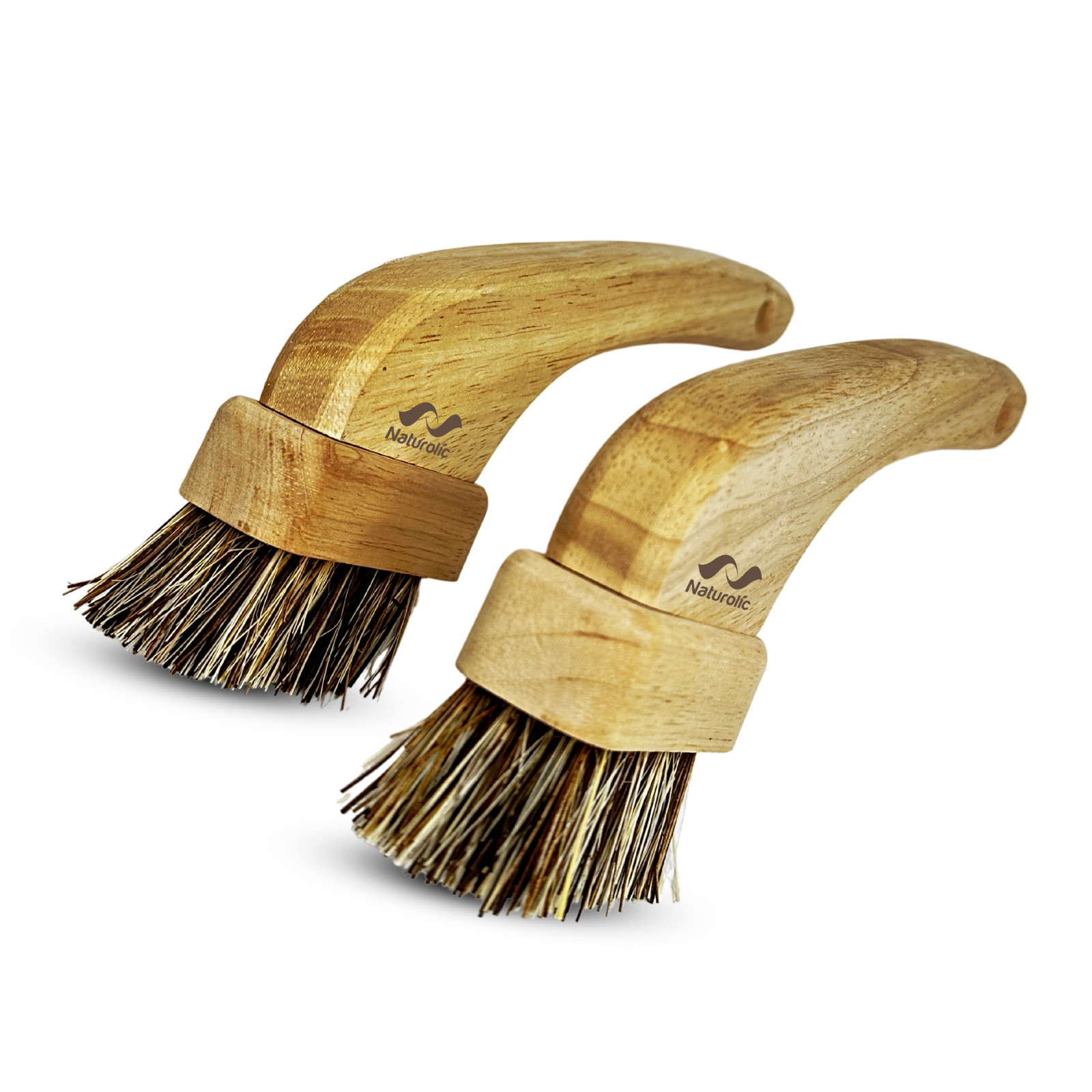 Naturolic All-Natural Grout Brush Set | Pack of 2