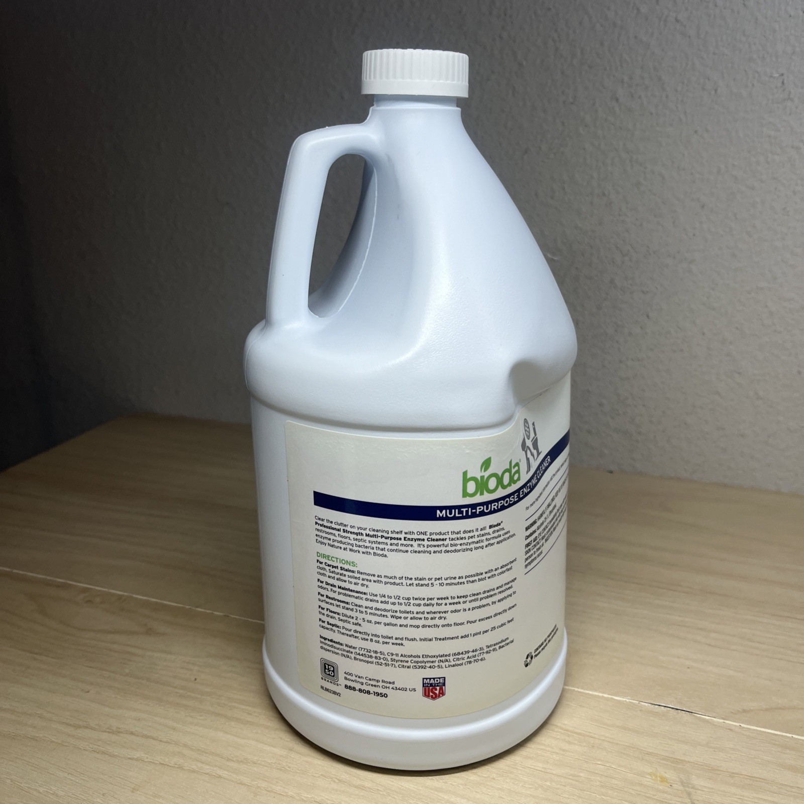 Probiotic Enzyme Cleaner & Deodorizer for Trash, Pet Stains, Drains, Floors – 1